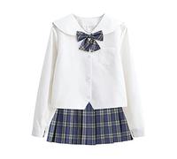 SINGUYUN Clásico JK Uniforme Japonés Escuela Niñas Marinero Vestido Camisas Falda Plisada Anime Cosplay Set