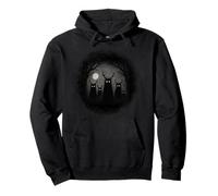 Siniestro Bosque Druidas Cuernos Gótico Grunge Horror Estética Sudadera con Capucha