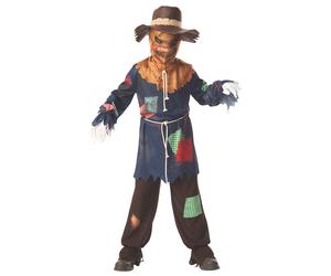 SINISTER SCARECROW - FANCY DRESS COSTUME (SIZE: L) Unisex Costumes NUEVO