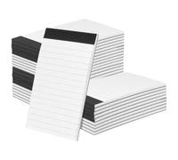 SINJEUN 10 blocs de notas A7, 7,5 x 12,5 cm, color blanco, para listas de compras y oficina