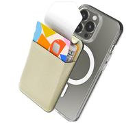Sinjimoru Funda magnética para Tarjetas de privacidad, Cartera magnética para teléfono Que se adhiere como Soporte para Tarjetas de crédito para Apple MagSafe Compatible con iPhone 15, 14, 13, 12.
