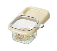 Sink Basket - Suction Cup Drainer with Storage Rack for Kitchen Cleaning | Multi-Functional Drain Basket Filter, Space-Saving Sink Accessories for Waste Clog Prevention, Vegetable, 22cm White Creamy