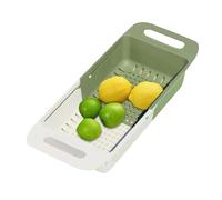 Sink Colander - Sink Strainer Basket | Over Sink Colander | Portable Over The Sink Strainer | Strainers And Colanders | Kitchen Colander Over The Sink | Sink Drain Basket, Veggie Rinser For Food Fruit