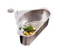 Sink Corner Strainer 9.25x6.3x2.95 inches | Triangular Kitchen Food Catcher for Filter, Triangle Sink Drainer Basket forSink Leftover Food Strainer