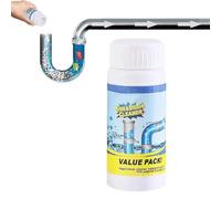 Sink Drain Cleaner,Powerful Sink and Drain Cleaner Powder,Foam Cleaner,Fast Foaming,Multi-functional Pipe Dredge,Pipeline Dredging Agent,Cleaning Tool for Home Kitchen Toilet (1pcs)