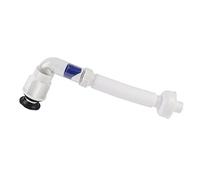 Sink Drain Pipe - Flexible Expandable Drain Hose with Odor Management | 1.6 Inch Diameter for Bathroom Sink/Kitchen Basin/Vanity | ABS Material with One Way Check Valve, Leak