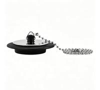 Sink Drain Stopper - 2.6 Inch Steel Plug for Bathtub | Anti-Clogging Design with Chain, Replacement Accessory for Hotel, Protective Cover Homeowners, Plumbing Hardware Dormitory