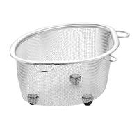 Sink Drain Strainer Basket, Anti Odor Food Catcher, 7.2x5.91x3.43 Inch Kitchen Washing Colander & Mesh Filter Design, Removable Tray for Fruits, Vegetables, and Cleaning Prep Tasks