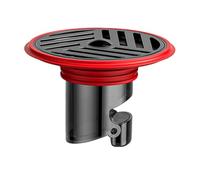Sink Drain Strainer - Metal Stopper, Water Guard | Reusable Anti-Clog Cover Trap, Heavy-Duty Odor Prevention Device for Household Washing Area, Laundry Basin Garage Restaurant Bar Countertop Cleaning
