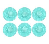 Sink Drain Strainer Set, 6 Pack Anti Clog Hair Catcher Basket, Fine Mesh Waste Filter with Durable Frame, Easy Clean Kitchen Bathroom Drain Protector, Sink Accessory for Food Scraps Debris Hair Trap