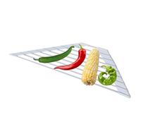 Sink Drying Rack - Foldable Dish Rack, Lightweight Rollable Non Slip Triangular Drainer Mat, Over The Sink Kitchen Drainer | For Counter Home Rental Apartment Dormitory Hotel Living Room