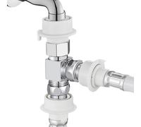 Sink Faucet Diverter Valve, Washing Machine Water Splitter, Tap Adapter