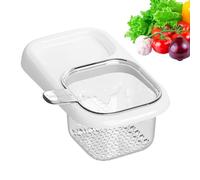Sink Filter Basket - Magnetic No-Drill Corner Strainer, Convenient Sink Drain Basket with Quick-Drain Technology, Food Waste Fruit Cleaning Tool, Washing Drying Drainage Accessory for Kitchen Faucet