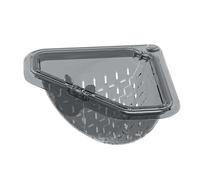 Sink Food Catcher Basket - Magnetic Suction Triangle Drain Strainer | Kitchen Sink Corner Basket for Scrap Fruits Vegetables, Cooking, Washing Daily Use Storage