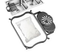 Sink Food Catcher Basket - Sink Mesh Strainer, Multifunctional Suction Cup Utensils With 50 Filters For Kitchen Salad Food Berry Mixing Cleaning Cooking Prep Strawberry Tomato Fridge