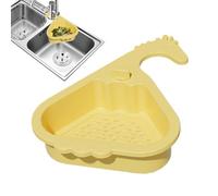 Sink Food Catcher, Faucet Strainer Basket, Triangular Drenaje Container, Kitchen Food Debris Holder with Hooks for Fruits, Vegetables, Home, Basura, Cooking, Bathroom, Countertop