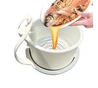 Sink Food Strainer - Adjustable Kitchen Filter, 11.5cm Waste Catcher With Push-to-pour Design, Efficient Debris Barrier For Pasta, Soups And Washing, Sink Accessory, Multipurpose Guard For Faucets, Dr