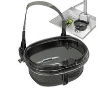 Sink Food Strainer - Faucet Mount Garbage Screen, Kitchen Drain Clog Guard, Garbage Filter Basket | Push-to-pour Design Kitchen Sink Strainer Basket For Shower Washing RV Drain Clog Prevention