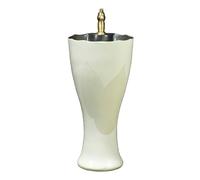 Sink for Indoor and Outdoor, Ceramic with Leaf Carving, Floor Standing Wash Basin Faucet Pop Up Drain