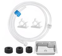 Sink - Kit de dispensadores de tubos de sopa, con 47 pulgadas, kit de dispensadores de soap de 47 pulgadas y válvula para restaurante de cocina