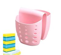 Sink Sponge Organizer - Soft Silicone Basket, Water Drain Function, Adjustable Flexible Build | Multi Purpose Holder For Kitchen Sponges Soap Brushes, Compact Drying Saddle For Household Cleaning Task