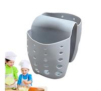 Sink Sponge Organizer - Soft Silicone Basket, Water Drain Function, Adjustable Flexible Build | Multi Purpose Holder For Kitchen Sponges Soap Brushes, Compact Drying Saddle For Household Cleaning Task