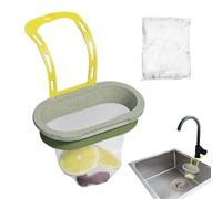 Sink Strainer Bags - Kitchen Fine Mesh Strainer | Tri-Holder Filter with 50 Mesh Bags, Filter Bag, Sink Food Catcher For Sinks For Home Restaurant Apartment Rental House Bakery