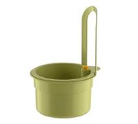 Sink Strainer Basket, Drain Food Catcher, 5.59x3.27x7.95 Inches Clip-On Rack with Storage Slot, Straining Shelf for Kitchen, Faucet Area, Washing, Bathroom Cleaning Utility