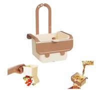Sink Strainer Basket for Kitchen Food Waste,Faucet Hanging Design with Press to Open Bottom Release,Multipurpose Use for Draining Tea,Fruits,and Vegetables (khaki,1PCS)