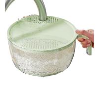 Sink Strainer Basket, Multifunction Vegetable Washer, Lid Organizer Set, Easy Use Kitchen Strainer, Rice Washing Basket Fruit Food Prep Tool for Kitchen Tools Storage Countertop Home