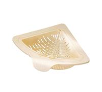 Sink Strainer Basket - PP 17.5cm Magnetic Corner, Kitchen Drain Strainer, Corner Sponge Holder | Food Catcher Filter, Anti-Clog Drainer For Fruit, Vegetable, Pasta, Home, Dorm, Restaurant