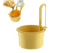 Sink Strainer Basket, Press Automatic Dumping Colander, Compact Kitchen Waste Strainer for Fruit, Vegetable, Leftover Draining, Home, Small Spaces, Dorm, Apartment, RV, 5.63x3.27x7.95 inches