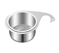 Sink Strainer Basket, Stainless Steel Swan Design, Corner Food Catcher, Kitchen Utensil Holder, for Bathroom, House, Door Frame, Gabinete Organization