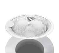 Sink Strainer Kitchen Drain Plug Anti-Clog Stainless Steel With Handle Screen Maintenance Home Vegetable Drainage Fruit Hair Protection Bathroom Waste Basket Filter Fine Mesh Trap Food Catcher Zueco