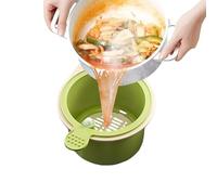 Sink Strainer, Quick-Press Faucet Hanging Detachable Sink Strainer, Kitchen Food Waste Collector For RVs Farmhouse Sinks Camping, ABS, 7.87x3.94x3.94 Inches, Yellow/Green, 1 Stråiner