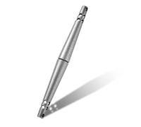 Sinkee Mini bolígrafo de titanio de 11 cm, bolígrafo de bolsillo, rotación abierta, extensión inversa, llavero compacto, diseño de agujero para llevar a diario