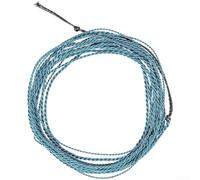 Sinking Tenkara - Línea de pesca cónica de 9 pies y 2,7 m, material de polietileno para trucha, salmón en arroyos, cañas de pescar japonesas con mosca, opciones multicolor (azul)