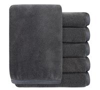 Sinland Toallitas Desmaquillantes de Microfibra 30x30cm Toallitas Desmaquillantes de Microfibra Lavables y Reutilizables Gris (6 Piezas)