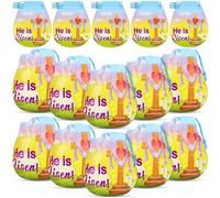 Sinload 60 bolsas de regalo con cordón de Pascua a granel He is Risen, bolsas de plástico para regalos religiosos, bolsas de dulces de resurrección, bolsas de dulces para Pascua, cristiano, religioso,