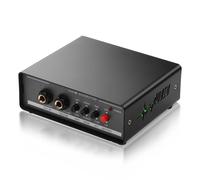 SinLoon Active DI-Box 18V-48V Phantom Power & 18650 batería alimentada por caja de inyección directa, 6,35 mm TRS/TS a XLR Audio Divisor de señal de audio, conversor estéreo / mono con almohadilla de