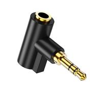 SinLoon Adaptador TRS macho de 3,5 mm a hembra de 4,4 mm, convertidor de audio HiFi chapado en oro de 24 quilates, conector estéreo de reducción de ruido sin pérdidas, Plug and Play para DAP