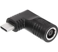 SinLoon ángulo Recto USB C Macho a 65 W PD DC 7,4 mm x 0,6 mm Hembra Adaptador de Carga de Enchufe de Entrada, Integrado con Chip de inducción de identificación automática PD, para teléfonos