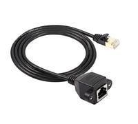 SinLoon Cable Ethernet RJ45 Cat8, Cable de red Cat8 de alta velocidad macho a hembra, Cable de conexión SFTP de 40Gbps 2000Mhz para servidor de módem enrutador (1M)
