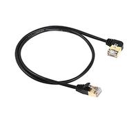 SinLoon Cable Ethernet RJ45 Cat8, cable de red Cat8 de alta velocidad macho a macho, cable de conexión SFTP de 40 Gbps 2000 MHz para servidor de módem de enrutador, etc. (derecha)