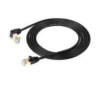 SinLoon Cable Ethernet RJ45 Cat8, cable de red Cat8 de alta velocidad macho a macho de 90 grados, cable de conexión SFTP de 40 Gbps de 2000 MHz para servidor de módem de enrutador, etc