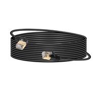 SinLoon Cable EthernetRJ45 Cat8, cable de red Cat8 de alta velocidad macho a macho de 90 grados de 16 pies, cable de conexión SFTP de 40 Gbps 2000 Mhz para servidor de módem de enrutador (Right)