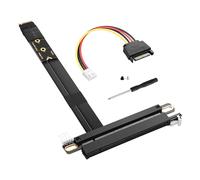 SinLoon Cable extensor M.2 NGFF NVMe Key M a PCIe 3.0 X16 M.2 a PCI-E 3.0 X16 hembra para M2 2230 2242 2260 2280 20 cm