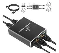 SinLoon Divisor Ethernet 1 a 3, Conmutador Ethernet 1000/100Mbps Conmutador de Red Gigabit de 3 Puertos Divisor de Red con Cable de alimentación USB, Adecuado para computadoras, etc.