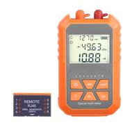 SinLoon Medidor de potencia de fibra óptica Probador de cable de red portátil FC/SC/ST Interfaz universal Probador de fibra óptica 2MW Localizador visual de fallas Iluminación LED OPM/VFL