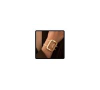 SINLOV Brazalete bohemio de oro para mujer, pulsera ancha abierta y moderna